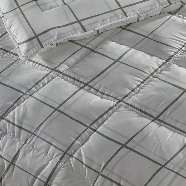 All-in one Lazy dekbed Hannah - inclusief kussensloop - micropercal - 300gsm