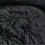 Fleece dekbedovertrek Deco foil zwart - onderkant microvezel