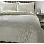 Sleeptime Fleece dekbedovertrek Art foil creme - onderkant microvezel