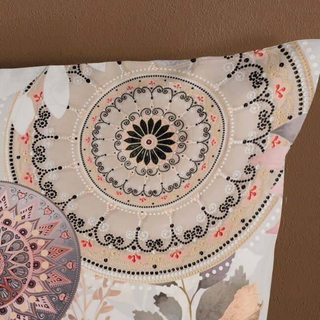 Katoen satijn dekbedovertrek Afina