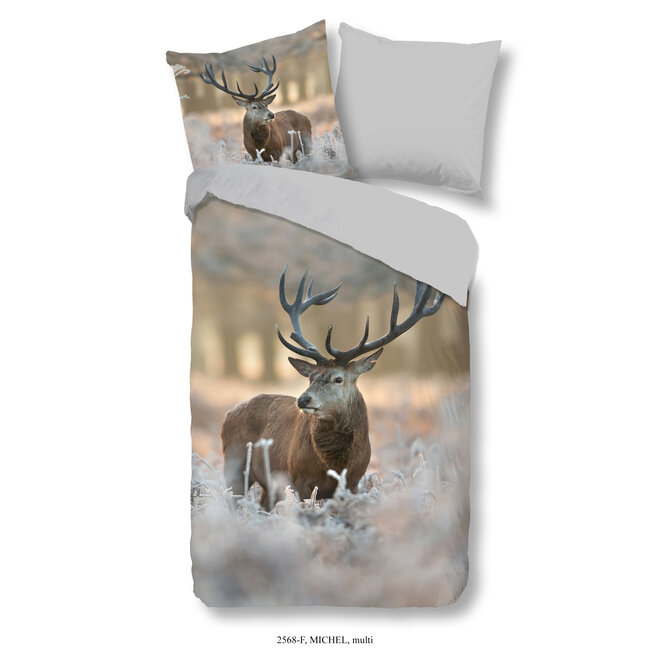 Flanel dekbedovertrek Hert winter