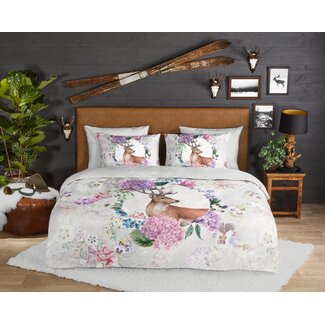 Good Morning Flanel dekbedovertrek Vedet hert