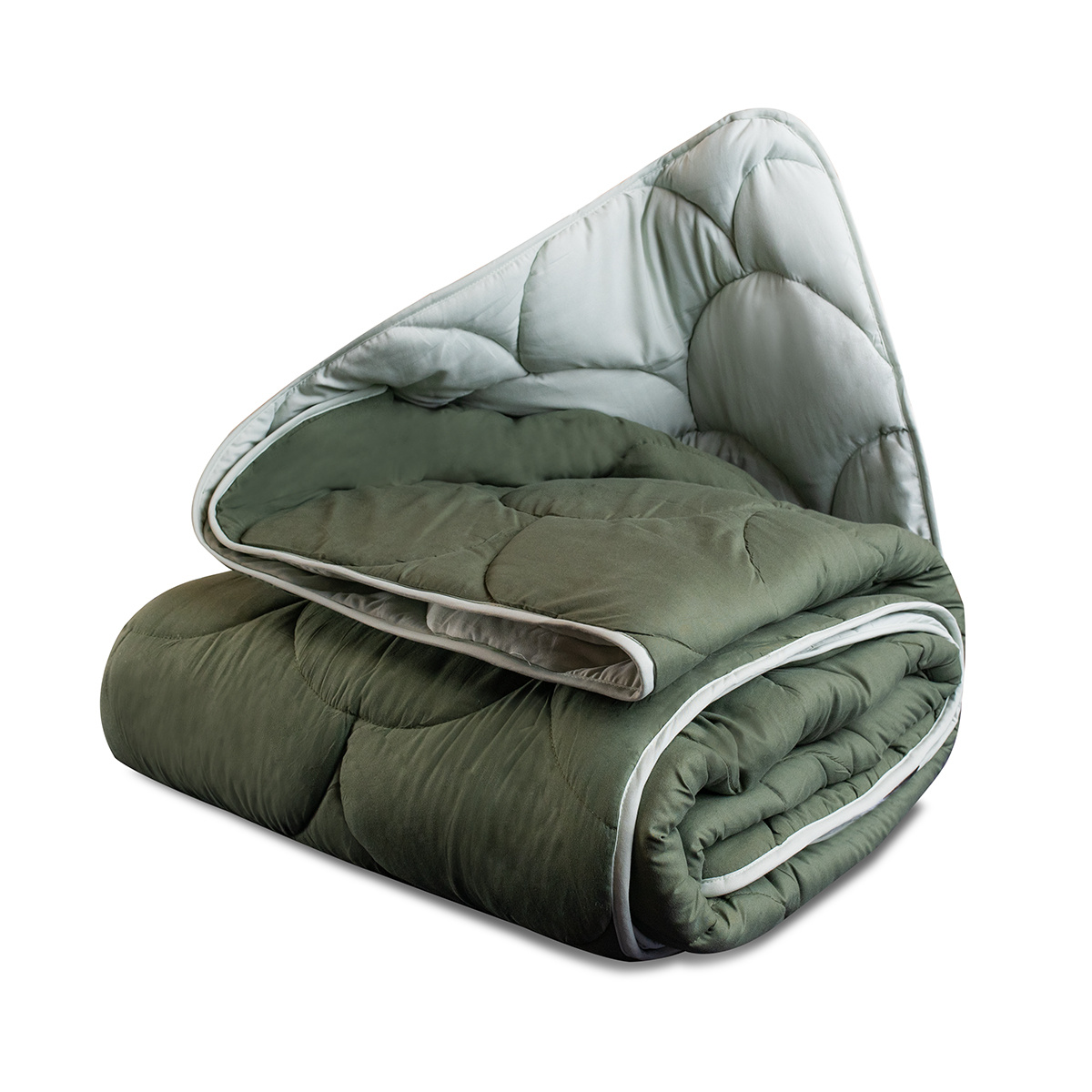 Easy dekbed en overtrek in 1 - Tint/Olivine - 300gsm