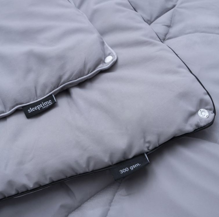 All in one Partnerdekbed - Dekbed en overtrek in 1 - 240x220 cm