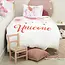 Katoen kinderdekbedovertrek Unicorn roze -  140x220 + 60x70 cm