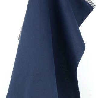 Bunzlau Castle Theedoek  Solid Donkerblauw