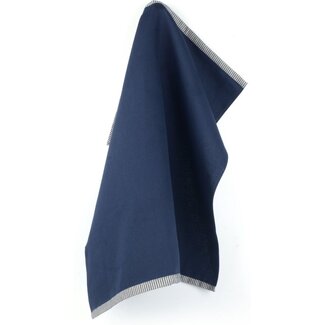 Bunzlau Castle Theedoek  Solid Donkerblauw