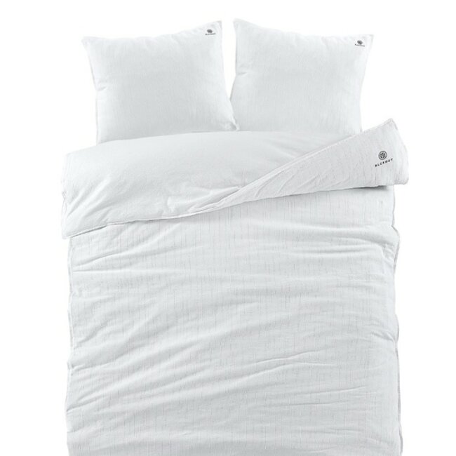 BLCKOUT dekbedovertrek Odessa- wit - jacquard kat