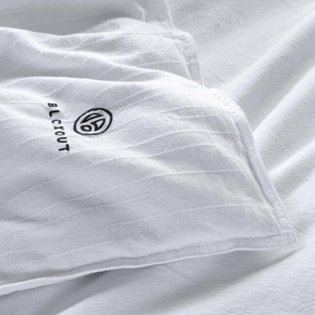 BLCKOUT dekbedovertrek Odessa- wit - jacquard kat