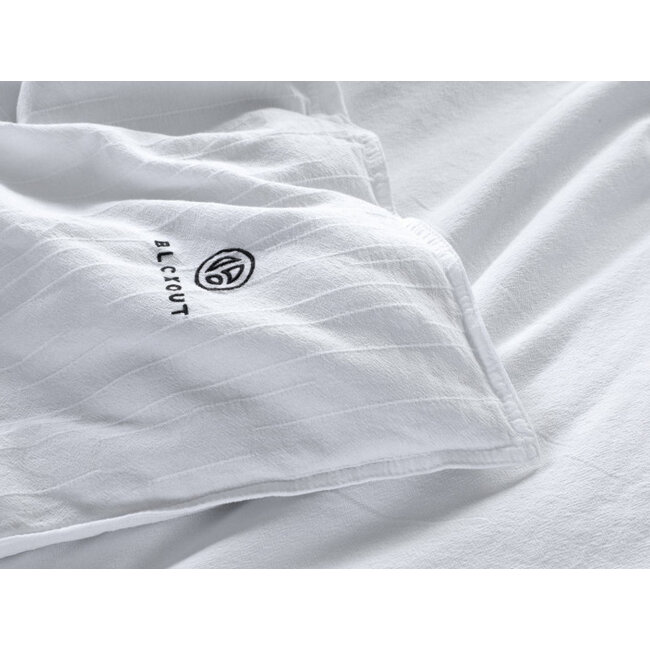 BLCKOUT dekbedovertrek Odessa- wit - jacquard kat
