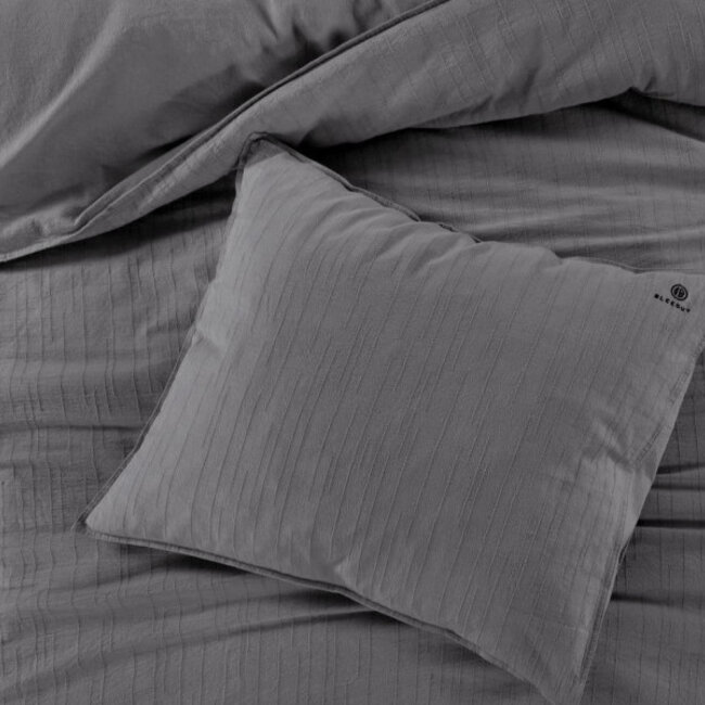 Katoen dekbedovertrek Odessa- antraciet - jacquard