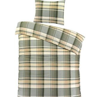Day Dream  Katoen dekbedovertrek Bram - groen - 1-persoons (140x220 + 60x70cm)