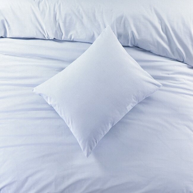 Katoen dekbedovertrek Dorien - blauw