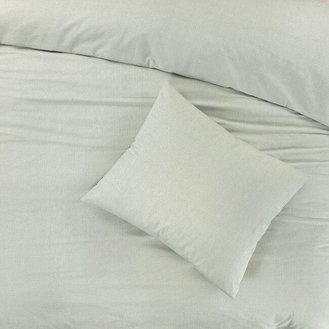 Katoen dekbedovertrek Dorien - groen