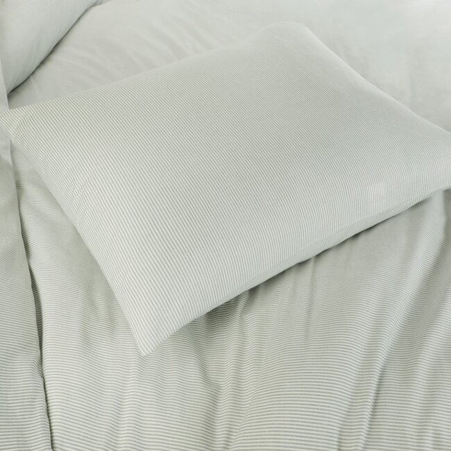 Katoen dekbedovertrek Dorien - groen