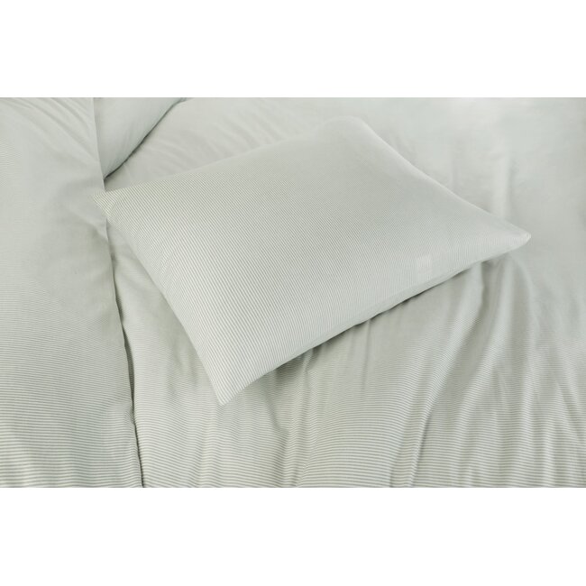 Katoen dekbedovertrek Dorien - groen