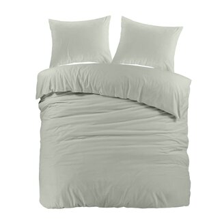 Day Dream  Katoen dekbedovertrek effen - groen - Lits-jumeaux (240x220 + 2st 60x70cm)