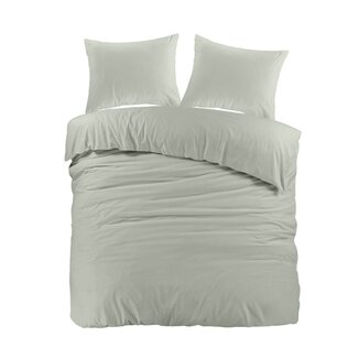 Day Dream  Katoen dekbedovertrek effen - groen - Lits-jumeaux (240x220 + 2st 60x70cm)