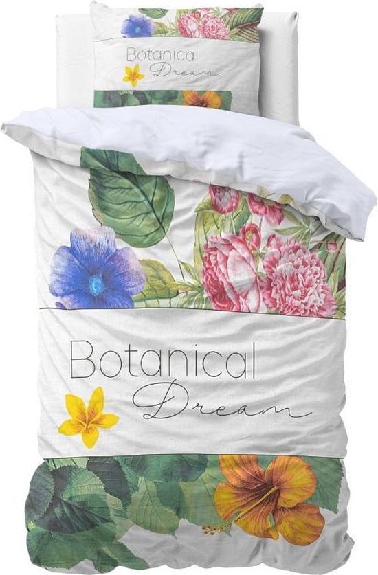 Dekbedovertrek Botanical dream - katoen - 140x220 + 60x70cm
