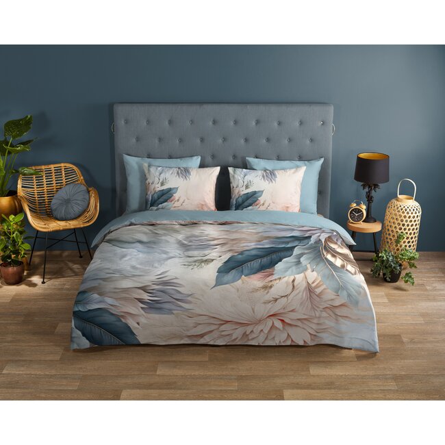 Katoen dekbedovertrek Diore veren