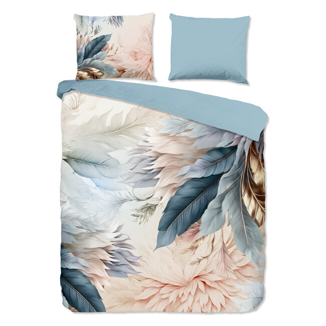 Katoen dekbedovertrek Diore veren