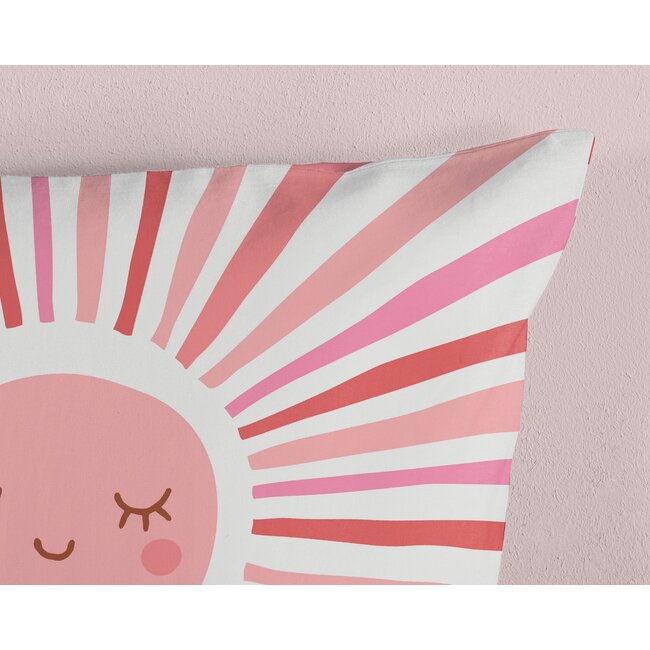 Katoen kinderdekbedovertrek Sunny - 140x220 + 60x70 cm