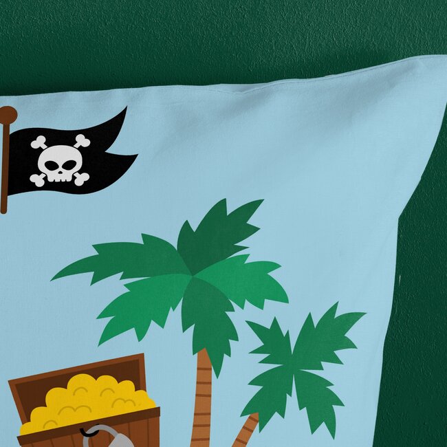 Katoen kinderdekbedovertrek Caribbean - 140x220 + 60x70 cm