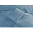 Teddy dekbedovertrek onderkant microvezel - blauw - 240x220 + 2st. 60x70 cm