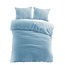 Teddy dekbedovertrek onderkant microvezel - blauw - 240x220 + 2st. 60x70 cm