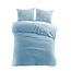 .Decoware® Teddy dekbedovertrek onderkant microvezel - blauw - lits-jumeaux