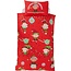 Kerst peuter dekbedovertrek Naughty elves - polykatoen - 120x150 + 40x60 cm