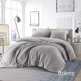 Papillon® Flanel dekbedovertrek Brienz - grijs