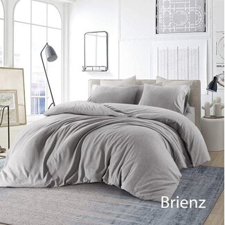 Papillon® Flanel dekbedovertrek Brienz - grijs