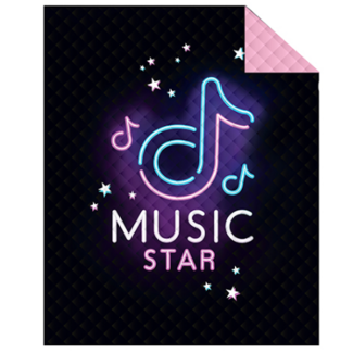 Holland Bedsprei Music star - 170x210 cm