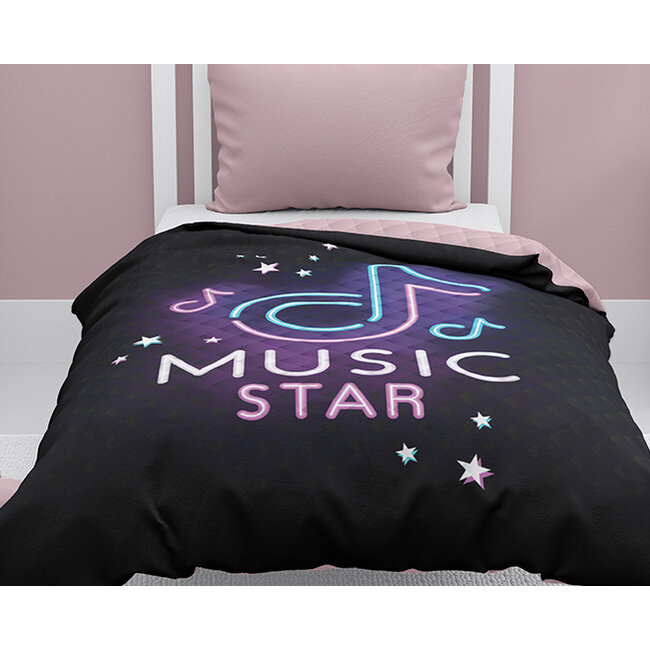 Bedsprei Music star - 170x210 cm