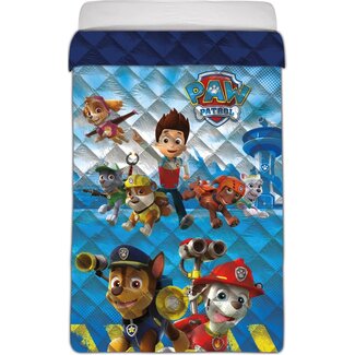 Disney & Licentie Kinderdekbed zonder overtrek Paw Patrol - eenpersoons