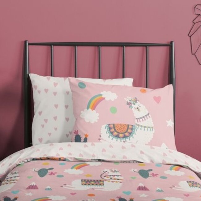 Microvezel kinderdekbedovertrek Alpaca - 140x220 + 60x70 cm