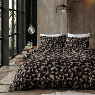 Sleep sense Flanel dekbedovertrek Phanter - 1-persoons (140x220 + 60x70cm)