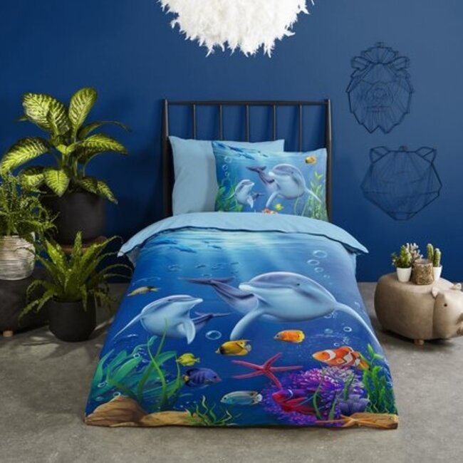 Microvezel kinderdekbedovertrek Mare - 140x220 + 60x70 cm