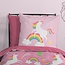 Kinderdekbed zonder overtrek Unicorns & regenbogen - 140x200 + 60x70 cm
