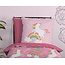Kinderdekbed zonder overtrek Unicorns & regenbogen - 140x200 + 60x70 cm
