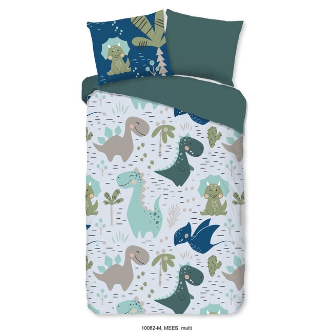 Kinderdekbed zonder overtrek Dino's - 140x200 + 60x70 cm