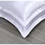 Beauty Silk Glans satijnen kussenslopen (2st) - 60x70 cm - wit