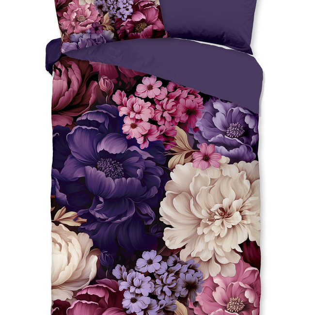 Microvezel dekbedovertrek Triade - paars