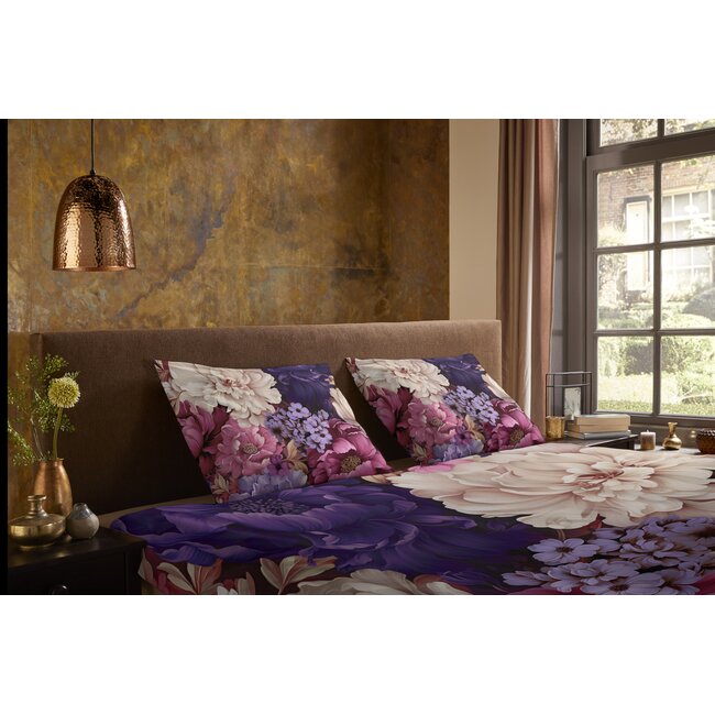 Microvezel dekbedovertrek Triade - paars