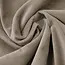 Velvet hoeslaken - taupe grijs