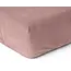 Velvet hoeslaken - oud roze