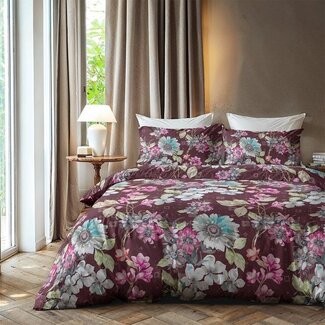 Sleep sense Flanel dekbedovertrek Flower