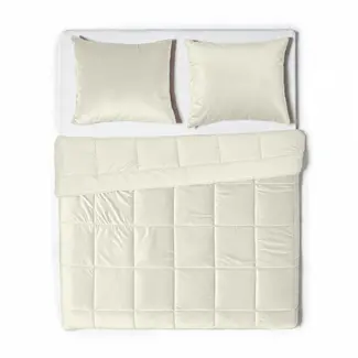 Sleeptime All in one lazy dekbed velvet - Dekbed en overtrek in 1 - Créme