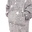 Kinder hoodie Stars grijs - Glow in the dark - 6-10 jaar